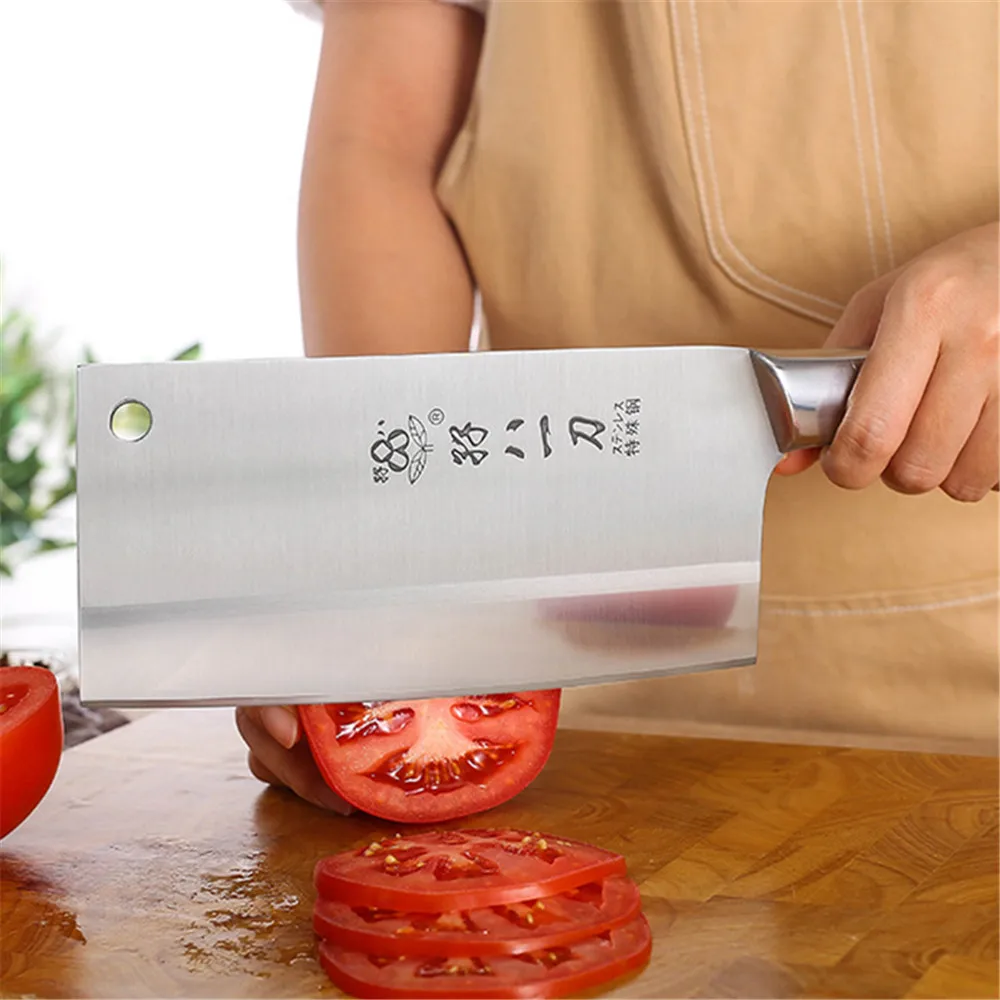 Бытовой кухонный нож для нарезки из нержавеющей стали китайский острый подарок