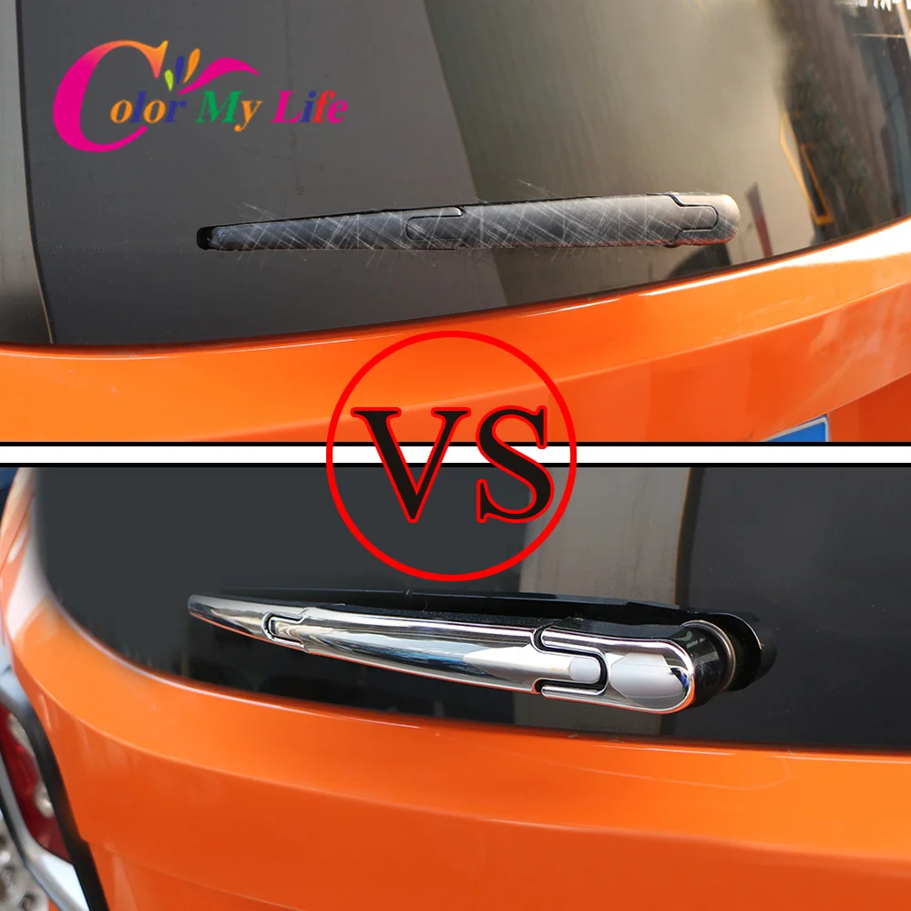 Автомобильная хромированная задняя крышка стеклоочистителя для Jeep Renegade 2015 2016 2017