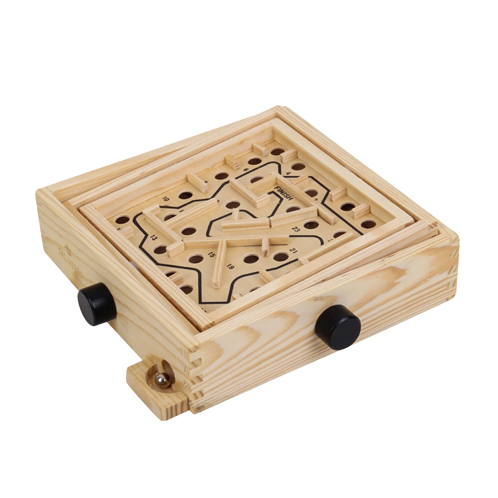 

Деревянный Мини-лабиринт, настольная игра, шарик в Лабиринте, головоломка, игрушки ручной работы, настольный шар для балансировки, Ранние ра...