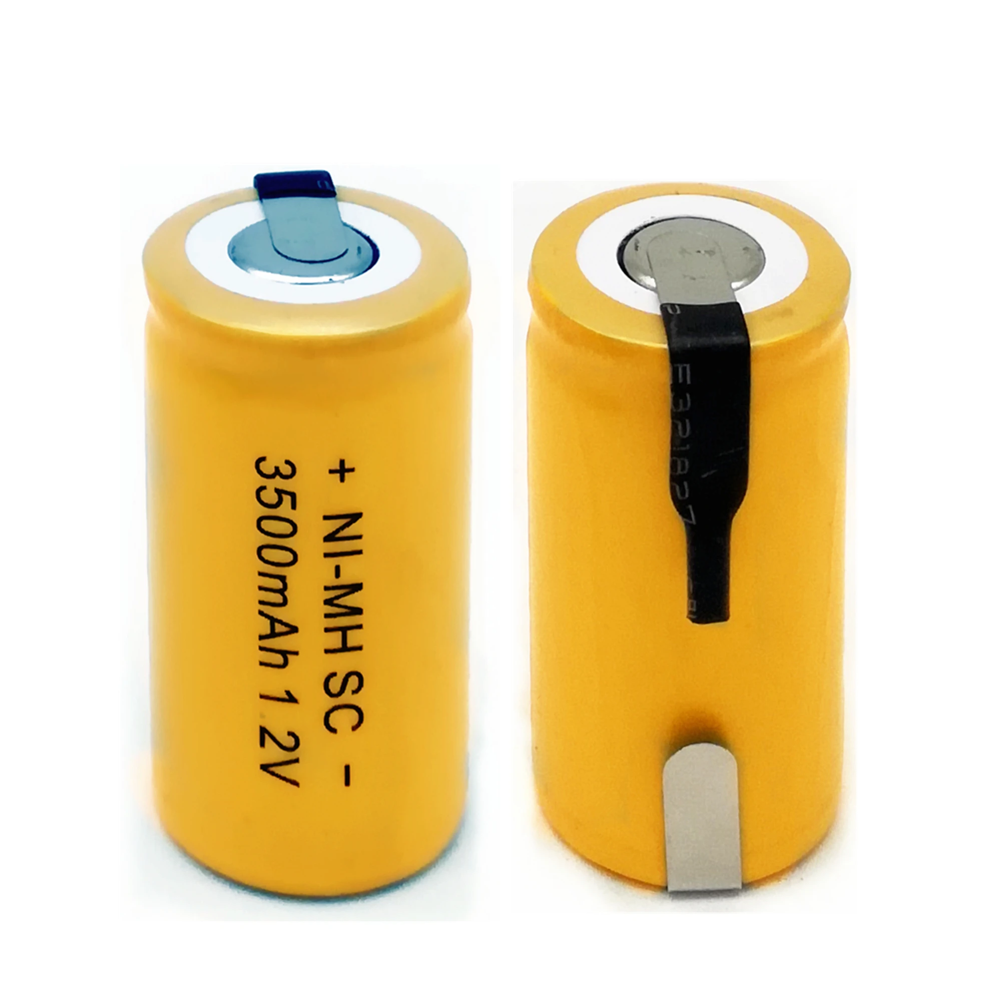 

New High Quality NIi-Mh SC 1.2V 3500Mah Sub C Rechargeable Battery With Tabs,For LED Screwdriver Battery