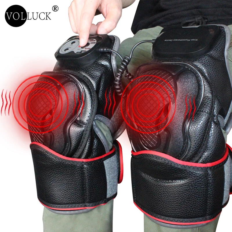 Коленный массажер инфракрасный с вибрацией нагревание горячей терапии