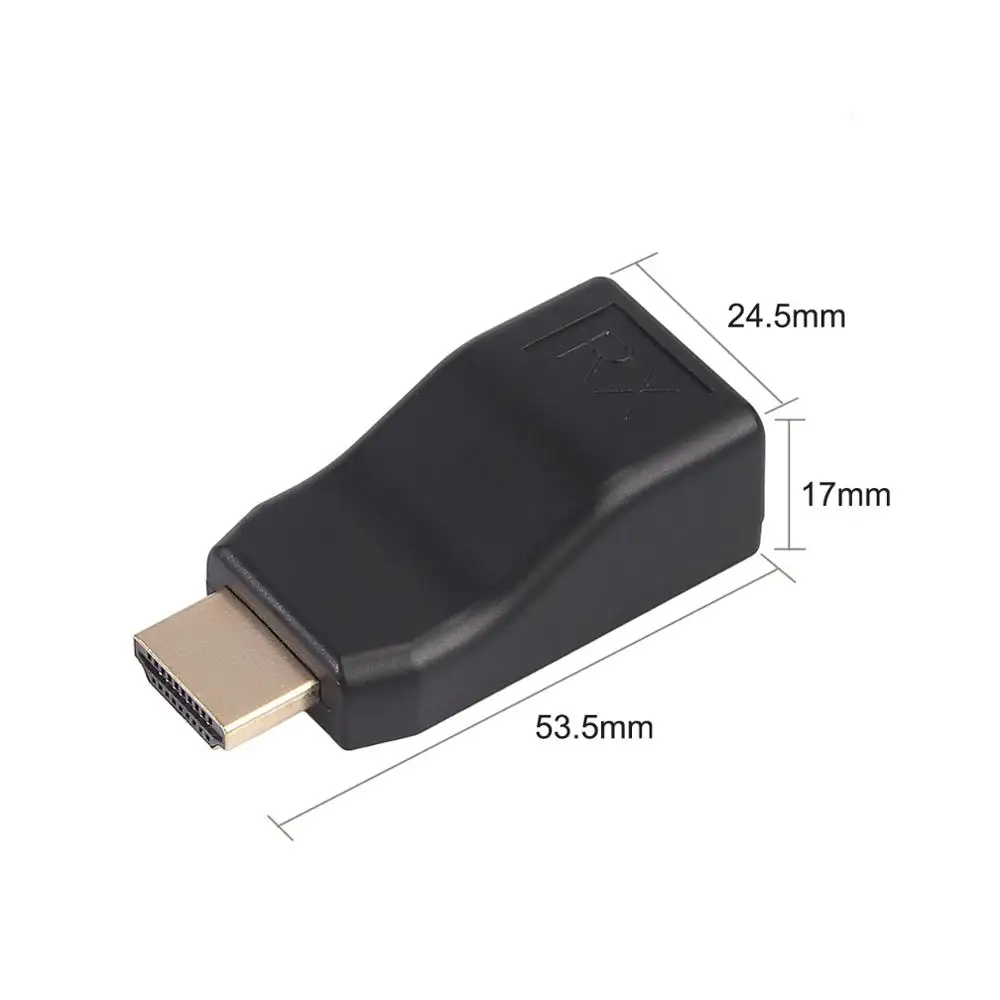 ESYNiC 2 шт. HDMI сигнала удлинитель для RJ45 по Cat 5e/6 сетевой Ethernet адаптер 1080P 4K TX & RX |