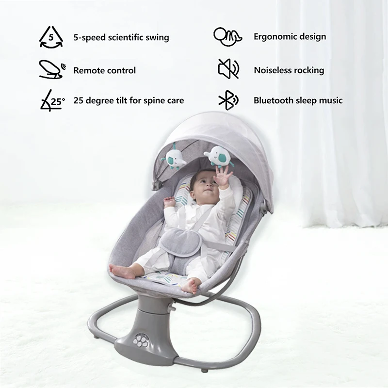 Кресло-качалка детское электрическое на возраст 0-3 года | Мать и ребенок