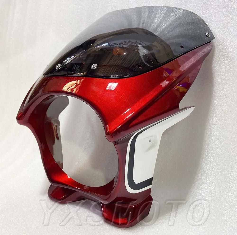 As shown 5 Ручная литья под давлением CB400 cb1300 VTEC Модифицированная крышка капота литья под давлением ветер и винт подходит для Honda обтекателя части - Цвет: As shown 5