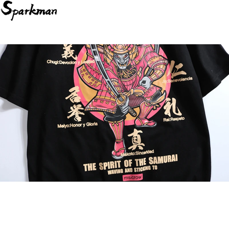 2019 футболка в стиле хип хоп уличная Мужская Харадзюку летняя с принтом японского