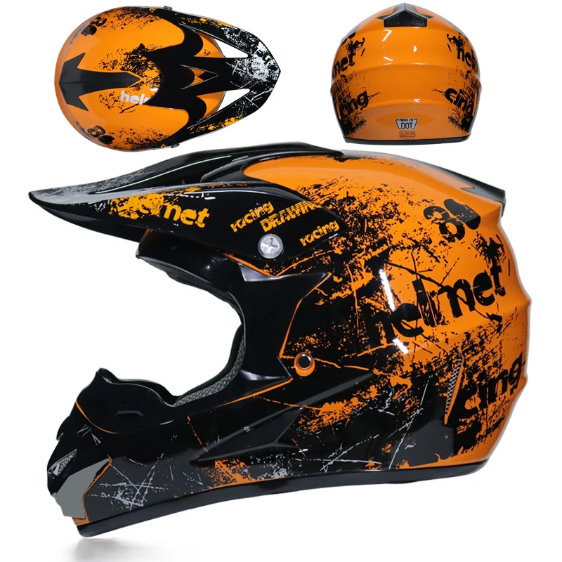 MSUEFKD Лидер продаж мотокросс шлем ATV мотоциклетный шлем Para Moto Casco внедорожные грязи Горные Шлем для езды на мотоцикле, в горошек - Цвет: 16