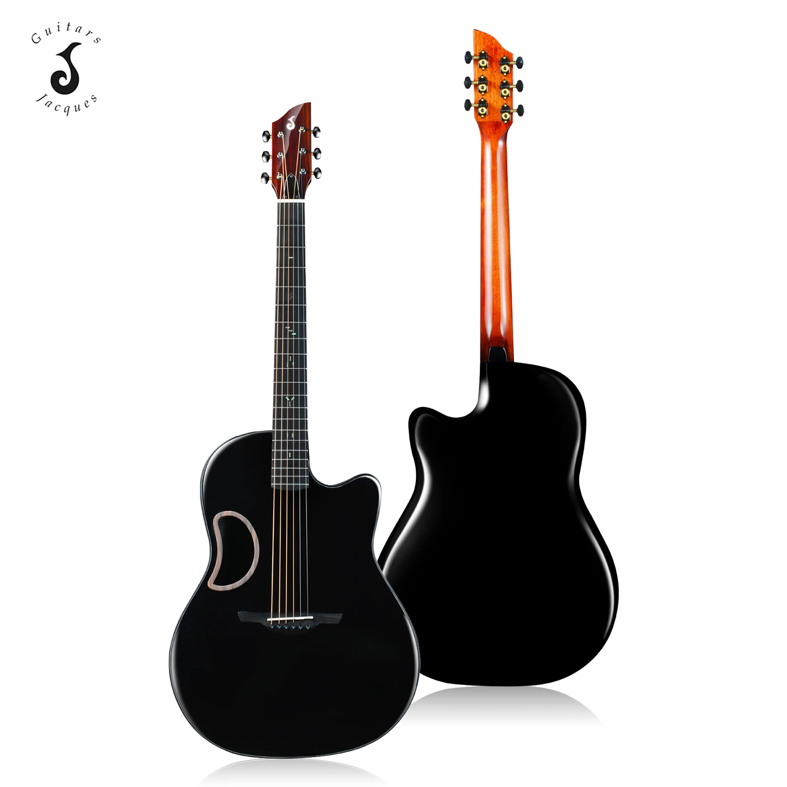 Жак K7 41 дюйм новый стиль твердая фольклорная гитара Топ кедр 6 струн FRP задняя и