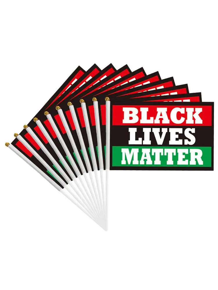 

10PCS/lot STOP Killing BLACK PEOPLE,BLACK LIVES MATTER Flag Banner for Outdoors