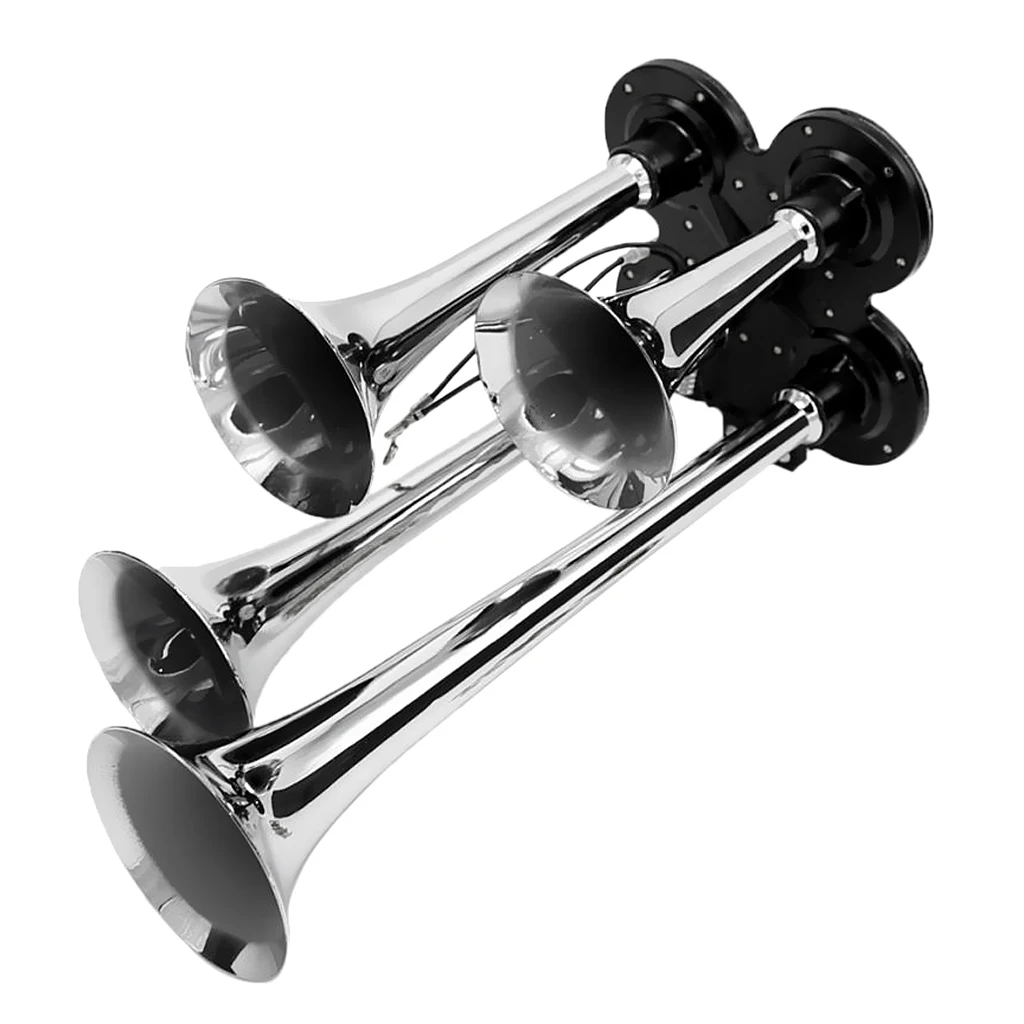 12 В 150 дБ воздушный гудок 4 трубы Гудок с электрическим соленоидом для В/24 |