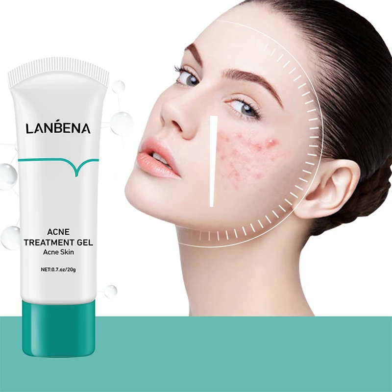 

LANBENA Acne Treatment Set Oligopeptide Repair Skin Care Face Cream Cleaning Cleanser Facial Toner Reduce Mark Acne Remove 3Pcs