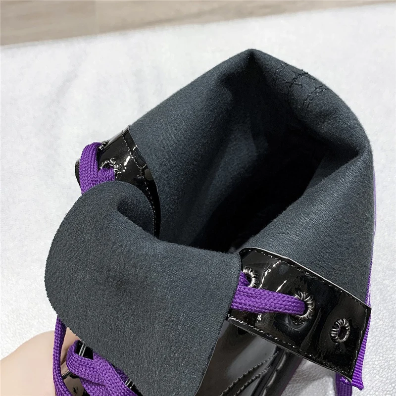 Зимние Повседневные женские Ботинки Martin на платформе со шнуровкой Цвет зеленый