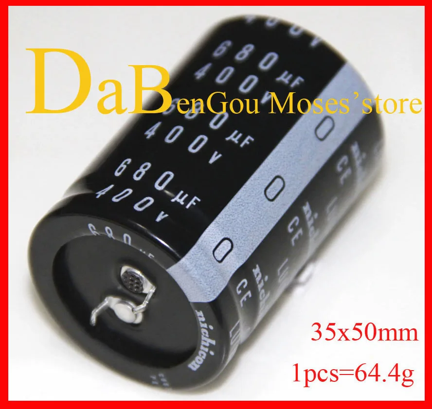 400v 680 мкФ 100% оригинальный новый Электролитический конденсатор фирмы nichicon