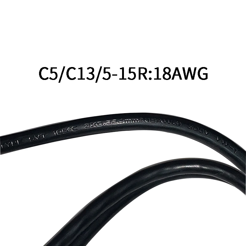 0.6M 16AWG US 5-15P TO C13+C5+5-15R Japan Nema Plug 3 Pin To 5-15R+IEC320 C5+C13 Wire Power Extension Cable Cord | Электроника