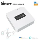 Sonoff RF Bridge R2 433 RF Умный домашний пульт дистанционного управления через приложение Ewelink удаленный к Wi-Fi беспроводной пульт дистанционного управления работает с Alexa Google Home
