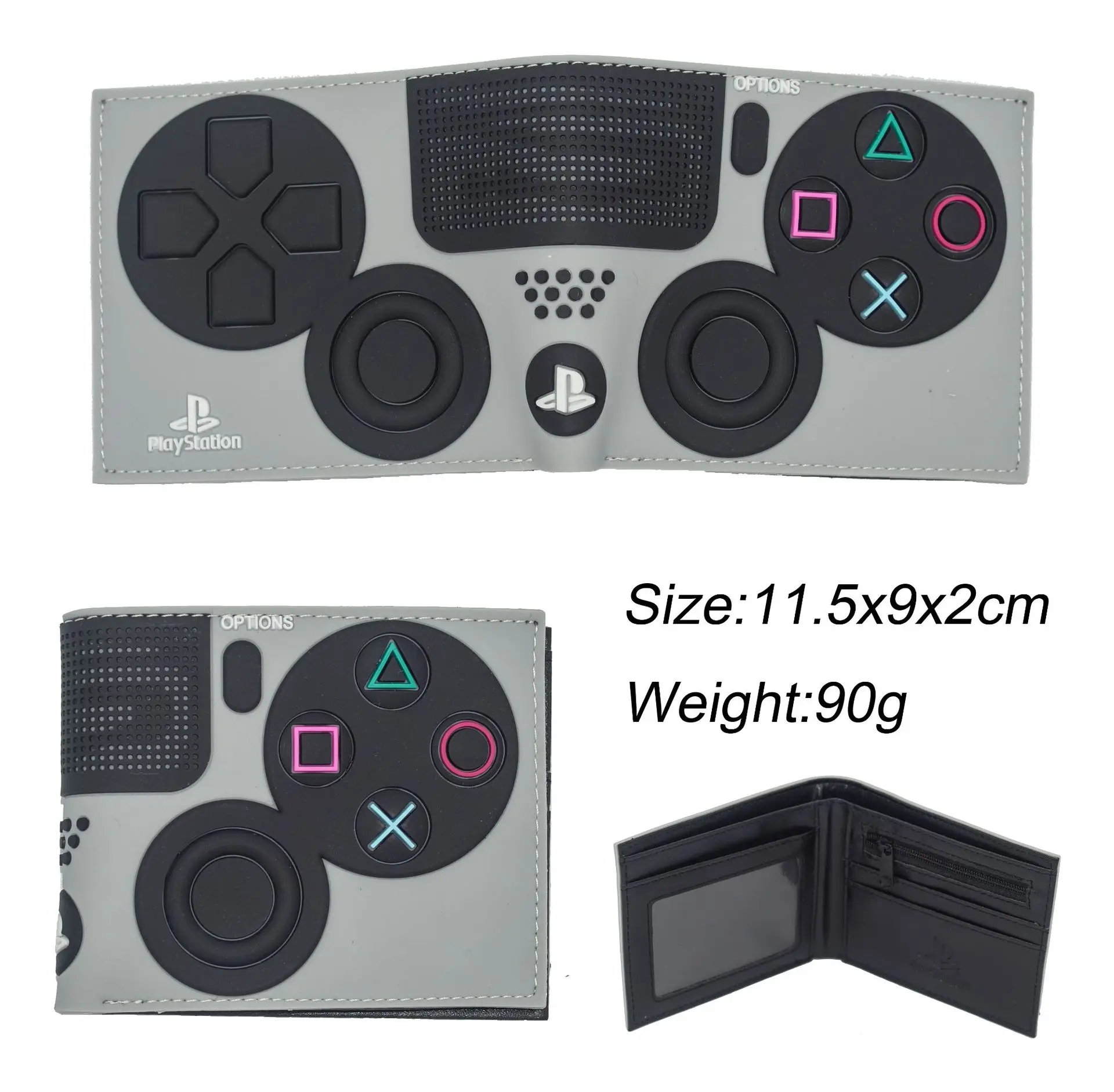Кошелек "PlayStation" игра мультфильм аниме-кошелек на молнии монета Карманный держатель для карт для детей Мужчины Женщины подарок carteira Кожаные Кошельки - Цвет: N-14