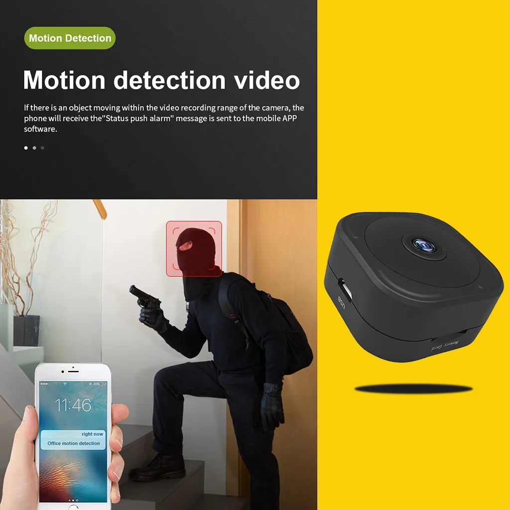Домашняя инфракрасная матовая камера ночного видения HD 1080P сетевая Удаленная