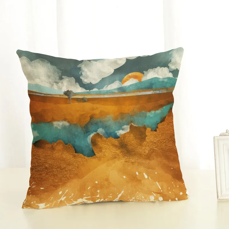 Эксклюзивный Классический горный льняная Наволочка на подушку Amazon | Дом и сад