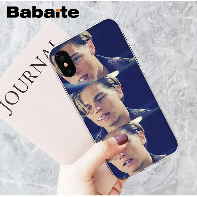 A8 Babaite dicaprio leo young leonardo Новинка чехол для телефона Fundas чехол для iPhone8 7 6 6S Plus X XSMAX 5 5S SE XR 11 11pro 11promax - Цвет: A8
