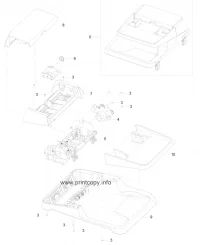 RM1 6037 000CN IT belt guide rail R1 assembly для HP моделей Color LaserJet CP5525dn Enterprise|Картриджи с тонером| |