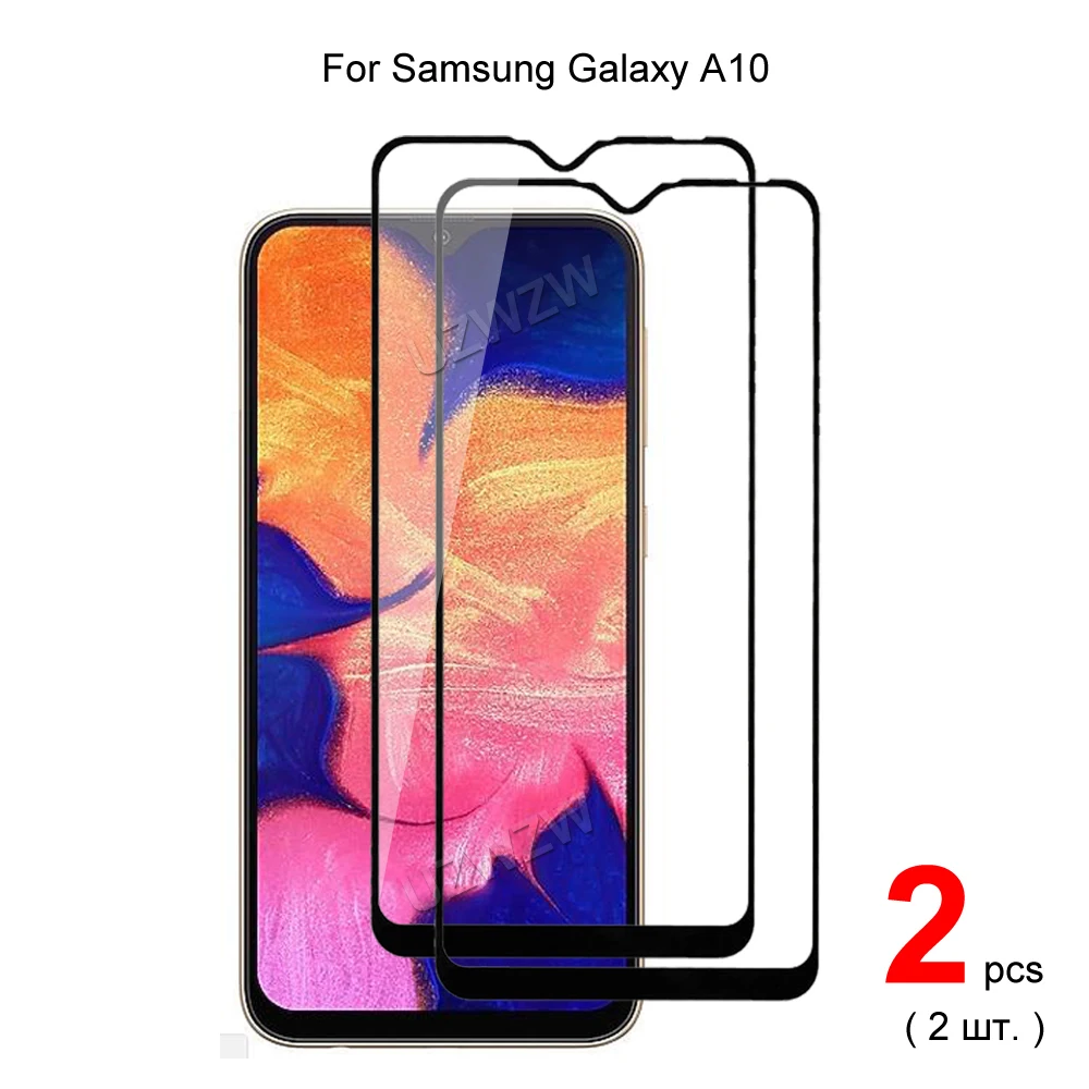 

For Samsung Galaxy A10 Full Coverage Tempered Glass Phone Screen Protector Protective Guard Film