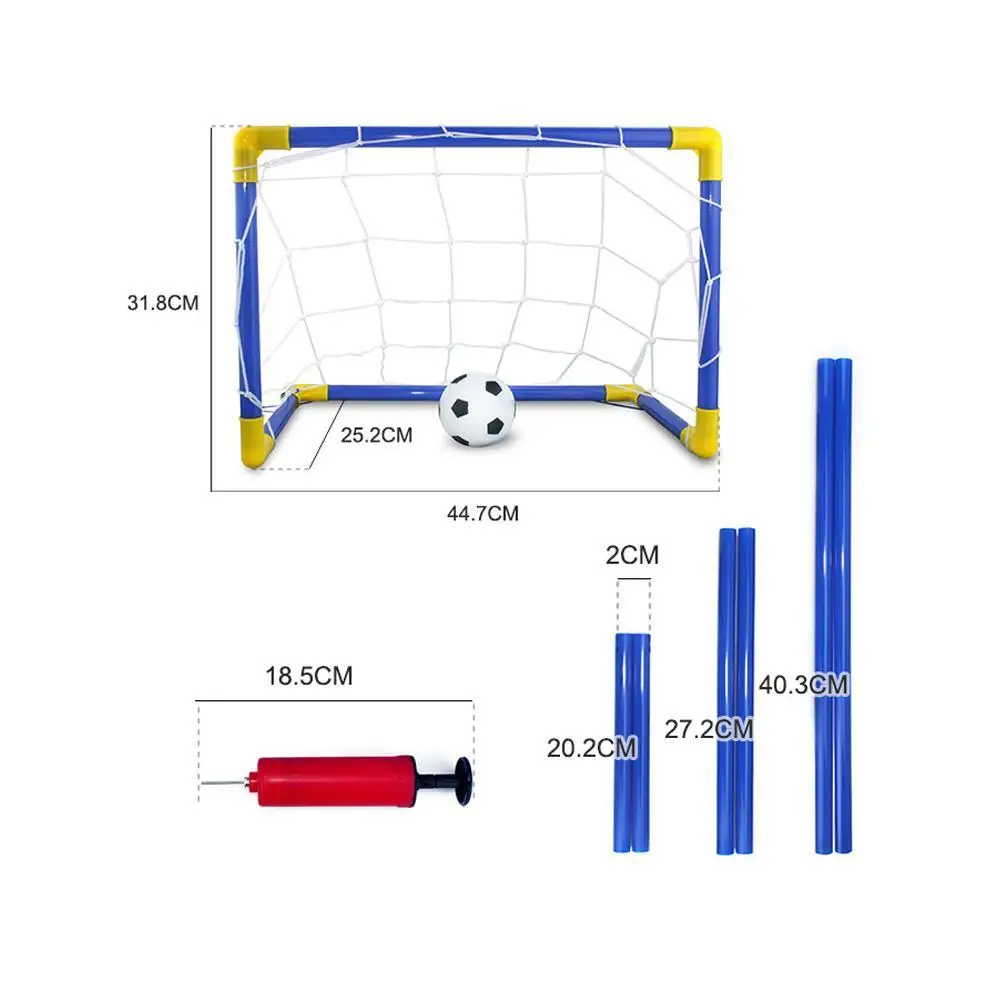 

Football Mini Toy Football 45cm Goal Toy Set Kids Soccer Ball With Girls For Toddler Goal Kids Toy Ball Boys Pump And E9K1