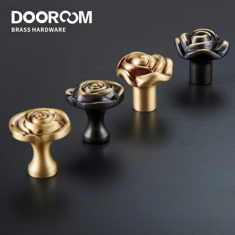 Латунные ручки Dooroom мебели и шкафа комод шкаф дверь ящик коробка для обуви