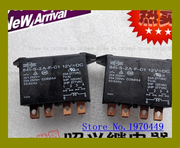

841-S-2A-F-C1 25A 841-S-2A-F-C1-12VDC