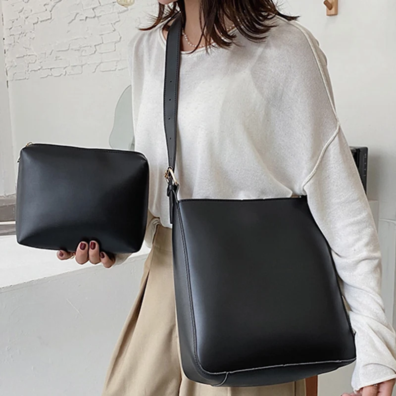 Модные вместительные сумки ведра через плечо для женщин 2020 новые роскошные 2