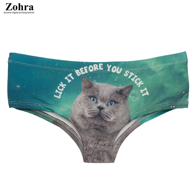 

Pet Animal Cotton Panties Cartoon Low-Waist Briefs Breathable Briefs Dog Cat Stitching Color Underwear Japan Style Sexy Lingerie