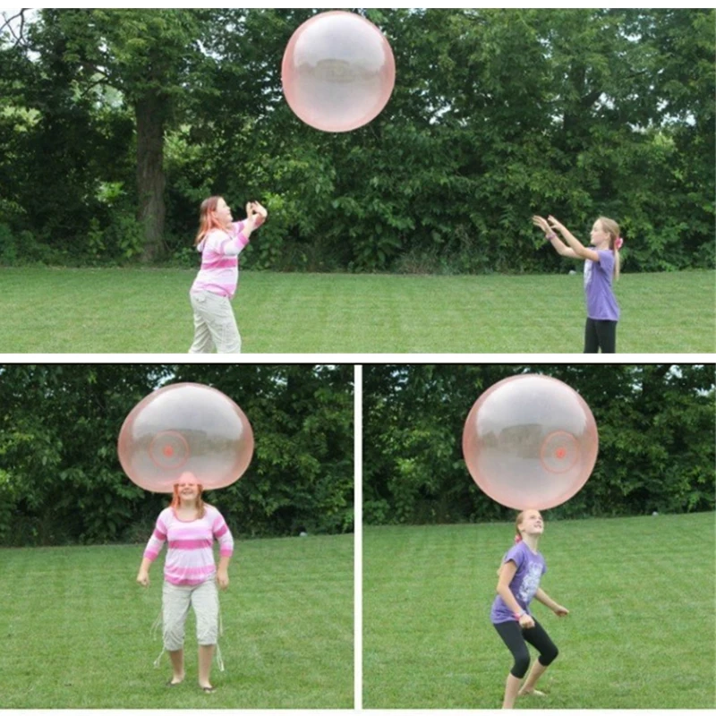 40-70cm Kids Bubble Ball Balloon Indoor Outdoor Inflatable Games Toys Soft Air Water Filled Blow Up Toy | Дом и сад
