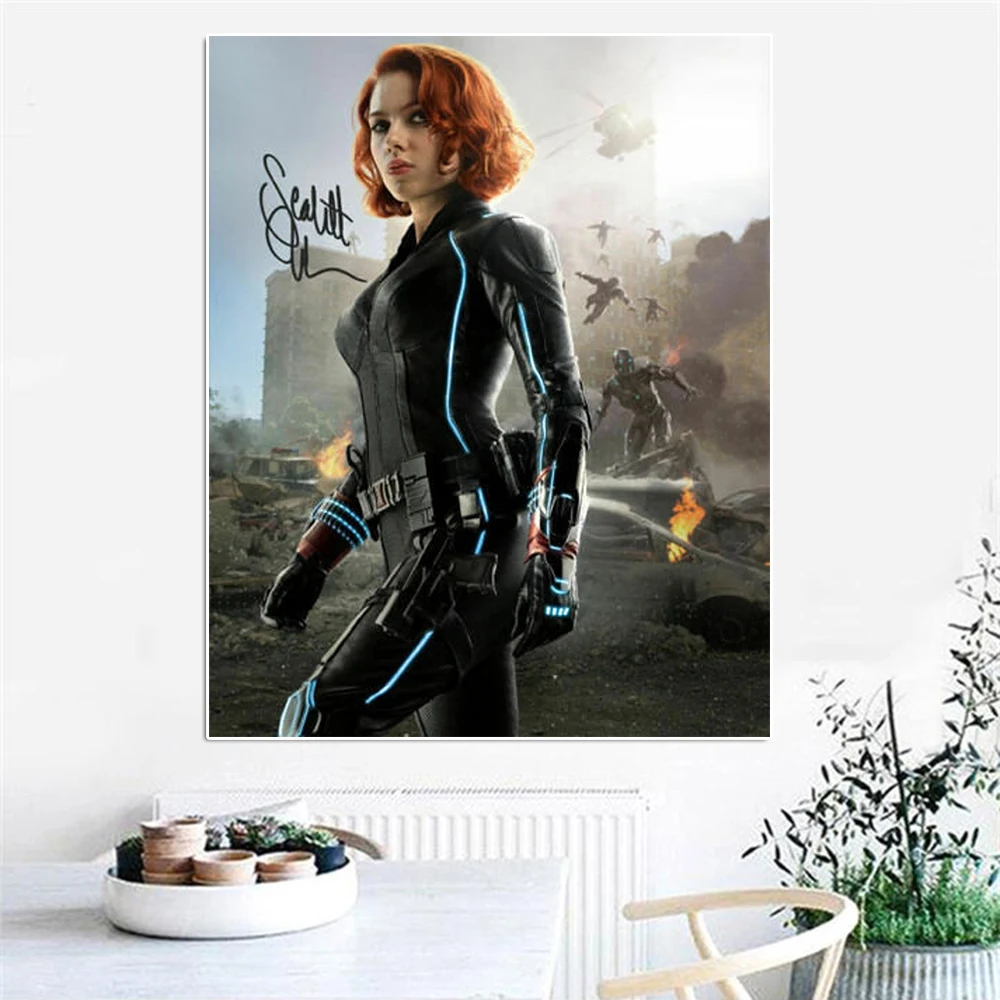 Постер фильма мстители Эра ультрона черная вдова супергерой Картина на холсте