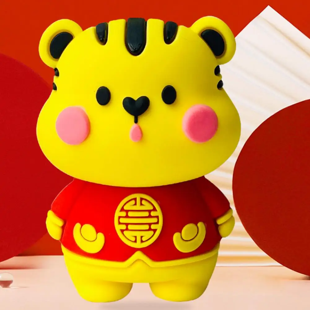 Key Chain Funny Mini Attractive Lovely Tang Suit Tiger Holder for Mobile Phone Pendant |