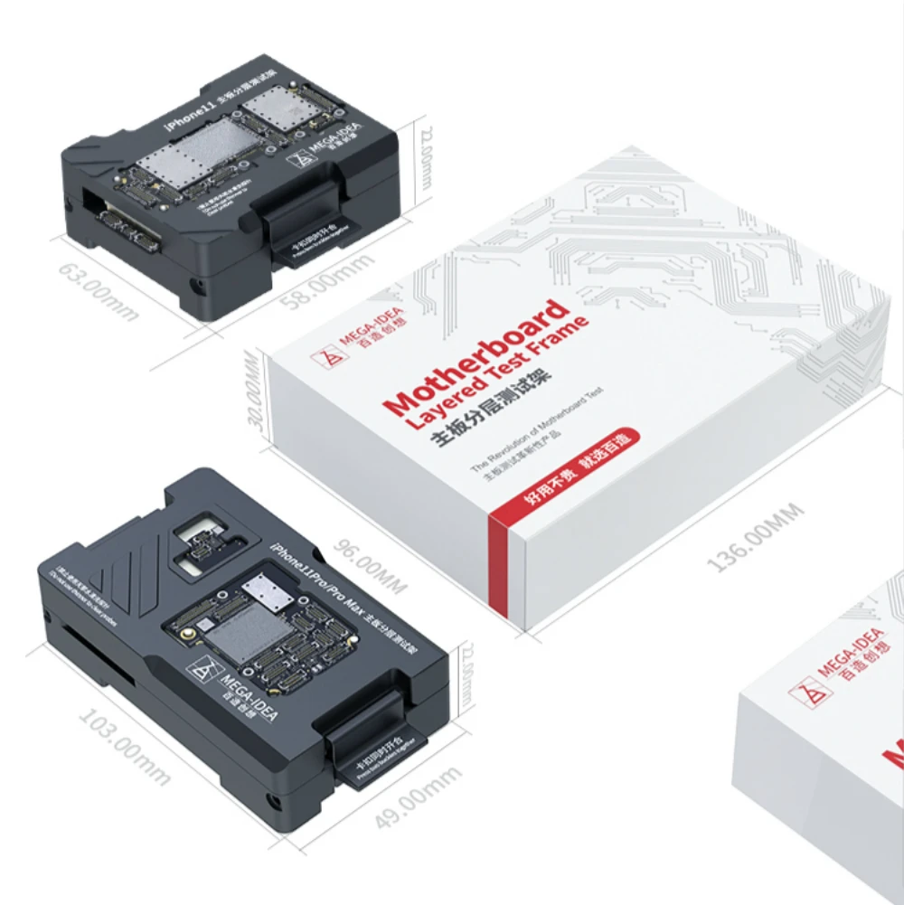 Qianli мега-идея iPhone X-11ProMax материнская плата приспособление iSocket джиг материнскую