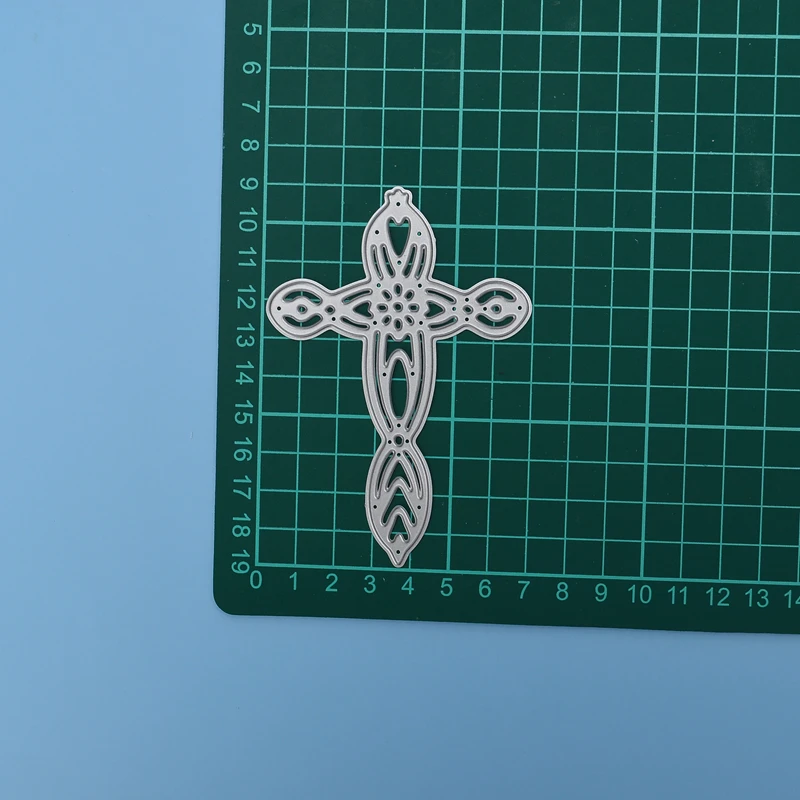 Цветочный вырезанный крестообразный металлический штампованный альбом шаблон
