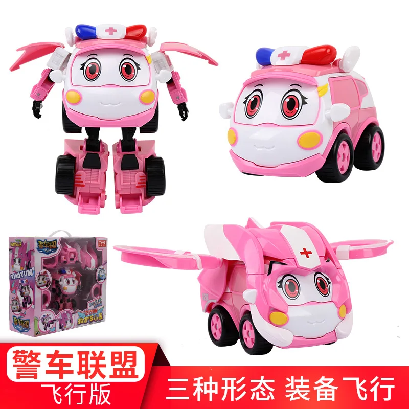

Police Car Robot Transformation Toy Deformation Cars Educational Toys Action Figure Vehicle Toy for Kid