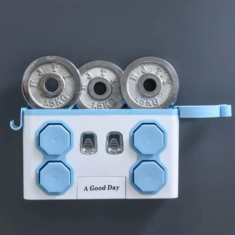 

Toothbrush Rack Free Perforation Sanitation Multifunctional Bathroom Paste Wall-mounted Toothbrush Holder Set with Blower rack