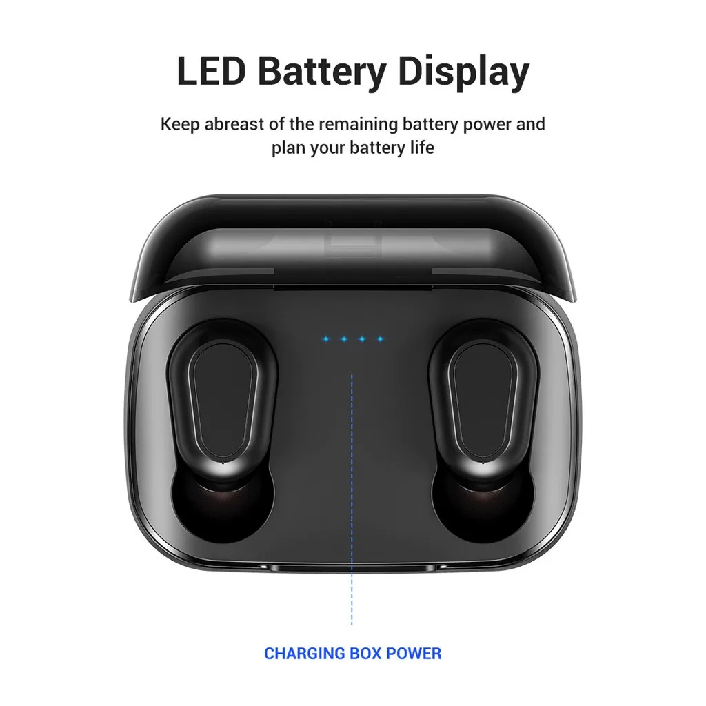 TWS стереонаушники 35 # с поддержкой Bluetooth 5 0 и зарядным футляром|Наушники гарнитуры|