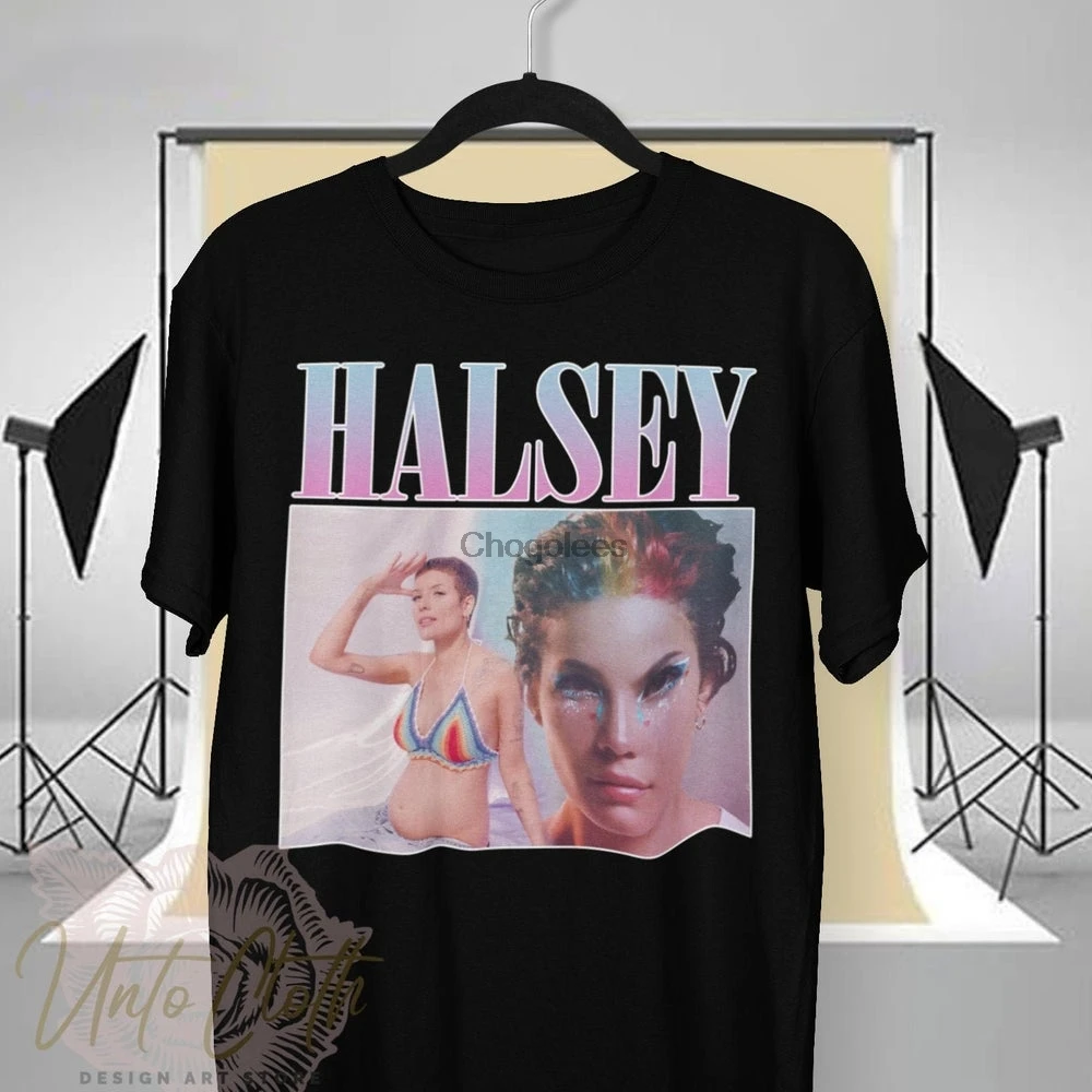 Винтажная рубашка Halsey футболка |