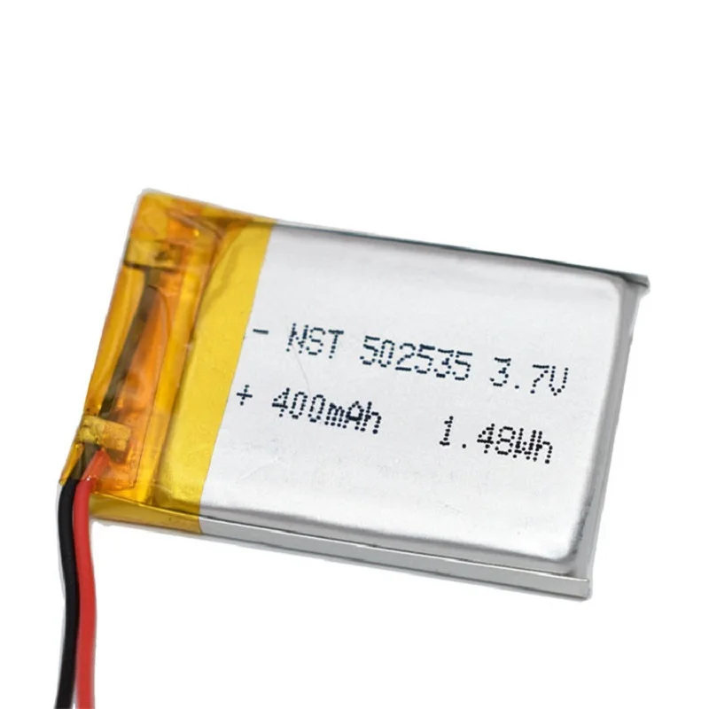 400mAh 502535 Lithium Polymer Li-Po li ion Rechargeable Battery cells For Mp3 MP4 MP5 GPS PSP mobile bluetooth speaker