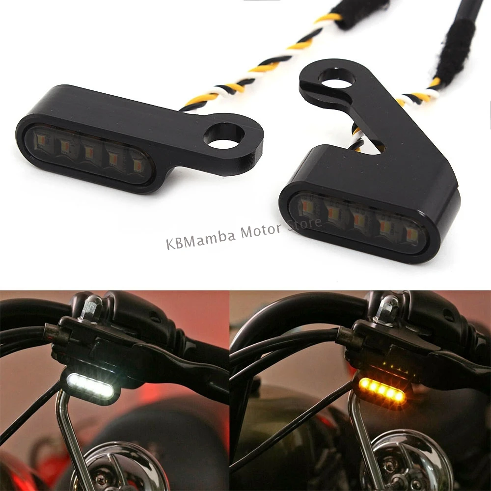 

Мини светодиодсветодиодный указатели поворота для мотоцикла, указатели поворота, поворотная лампа, ручной фонарь янтарного светильник для Harley Sportster 1200 883-2004