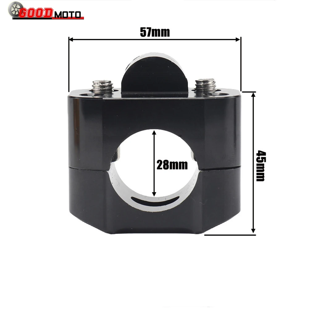 Крепление-адаптер для мотоциклетной ручки 7/8 - 1 1/8 универсальные Твердые