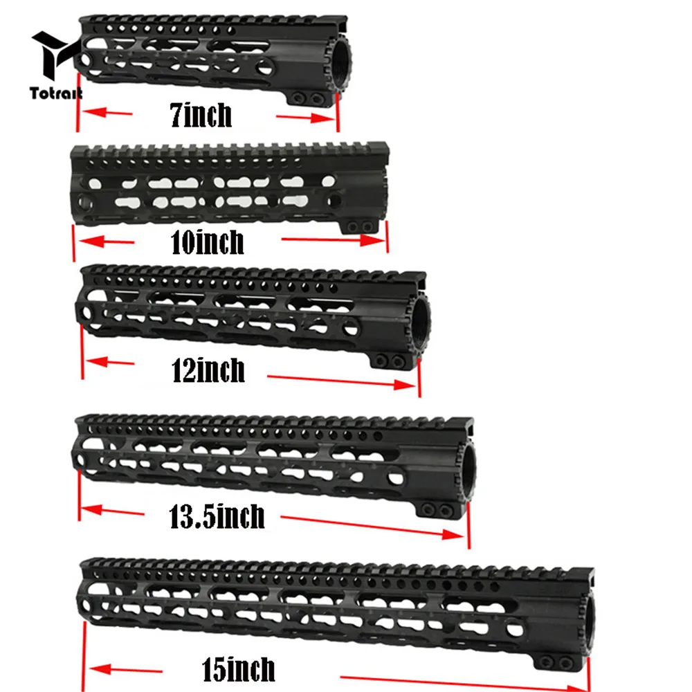 Рельсовая плавучая система крепления для страйкбола AEGHunting Black 4 дюйма 7 дюймов 10 12