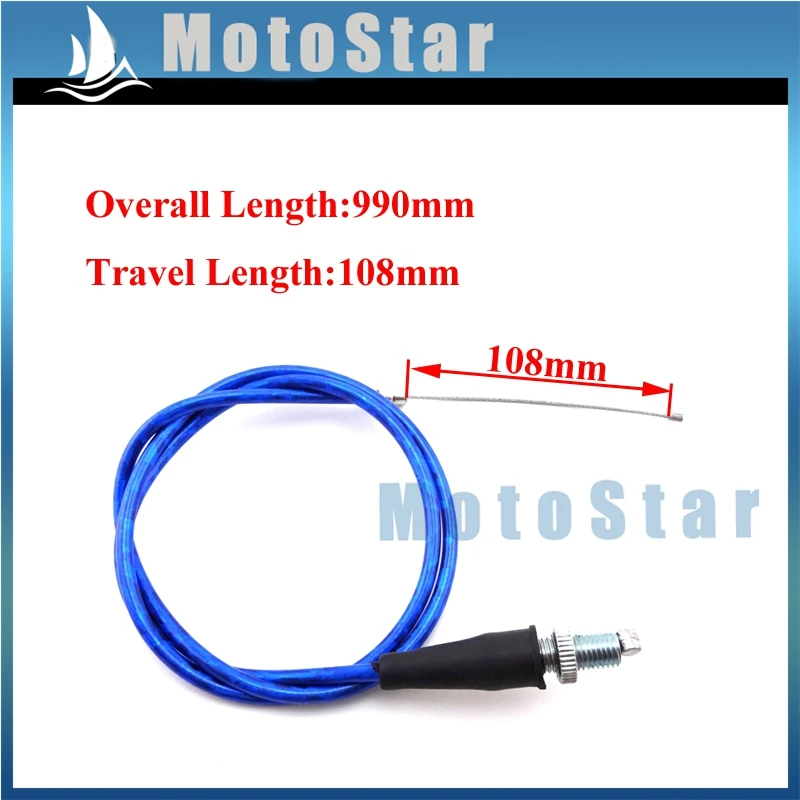 990 мм газовый дроссельной заслонки для китайского мотоцикла внедорожного мотора