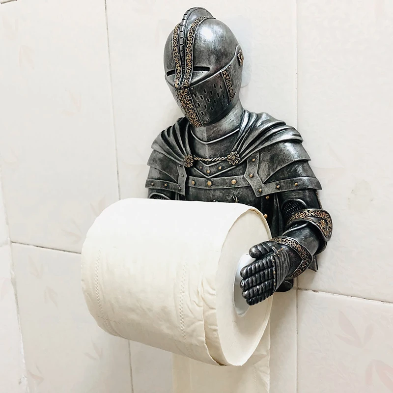 

A Knight to Remember Gothic Bath Tissue Holder Bathroom Toilet Paper Holder SDF-SHIP