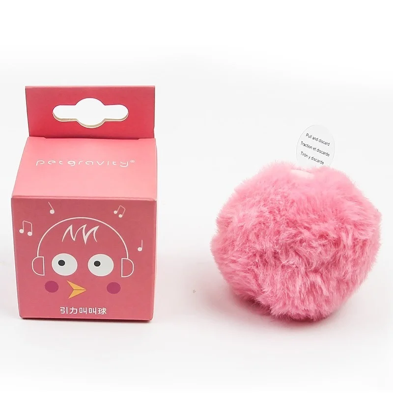 

Игрушка для кошек, плюшевый мяч для кошек, умное прикосновение, интерактивный питомец для кошек и собак, пищащие игрушки, мяч