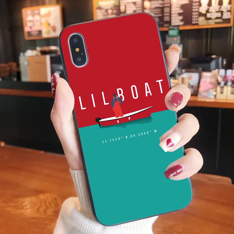 

LIL YACHTY LIL BOAT Soft tpu Phone Cover for iPhone X XSMAX 6 6S 7 7plus 8 8Plus XR SE2020 12pro 12mini 11promax