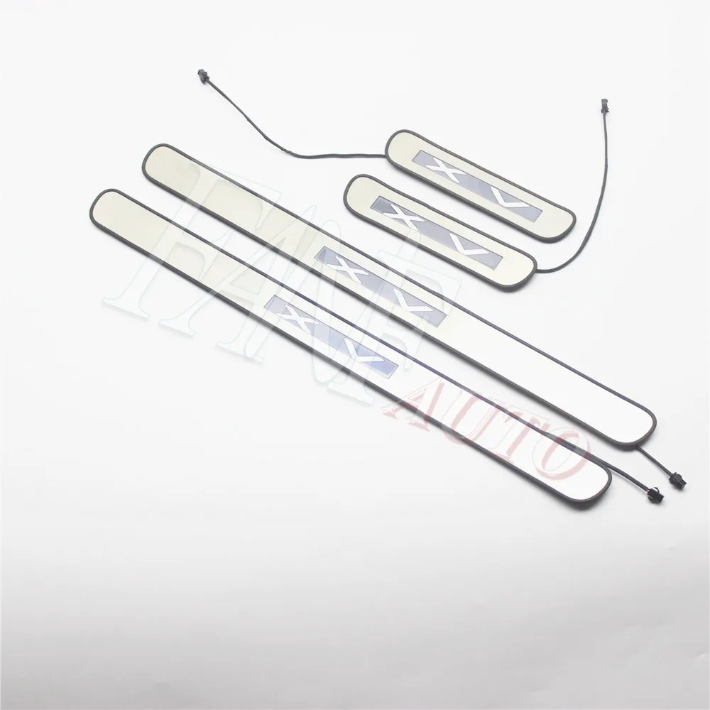 

Накладка на порог из нержавеющей стали со светодиодной подсветкой, защитная накладка, Накладка для Subaru XV 2012-2019 Crosstrek