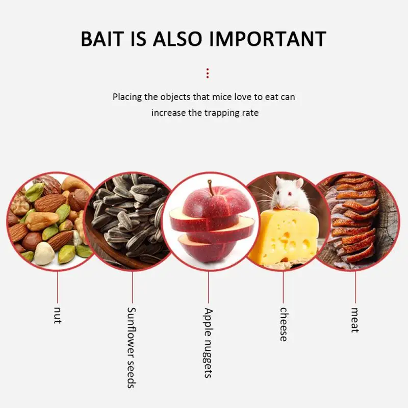 1 шт. многоразовые Смарт Мышь ловушка для ловли Мыши Крысы убийца грызунов