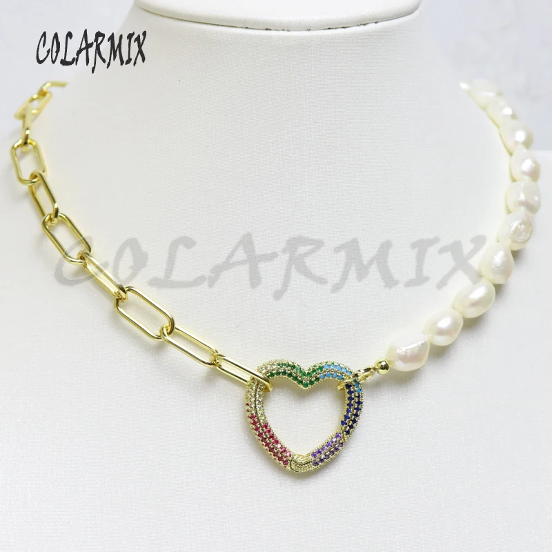 Цепочка Из 3 нитей и жемчужное ожерелье 40 см чокеры ювелирные изделия для женщин