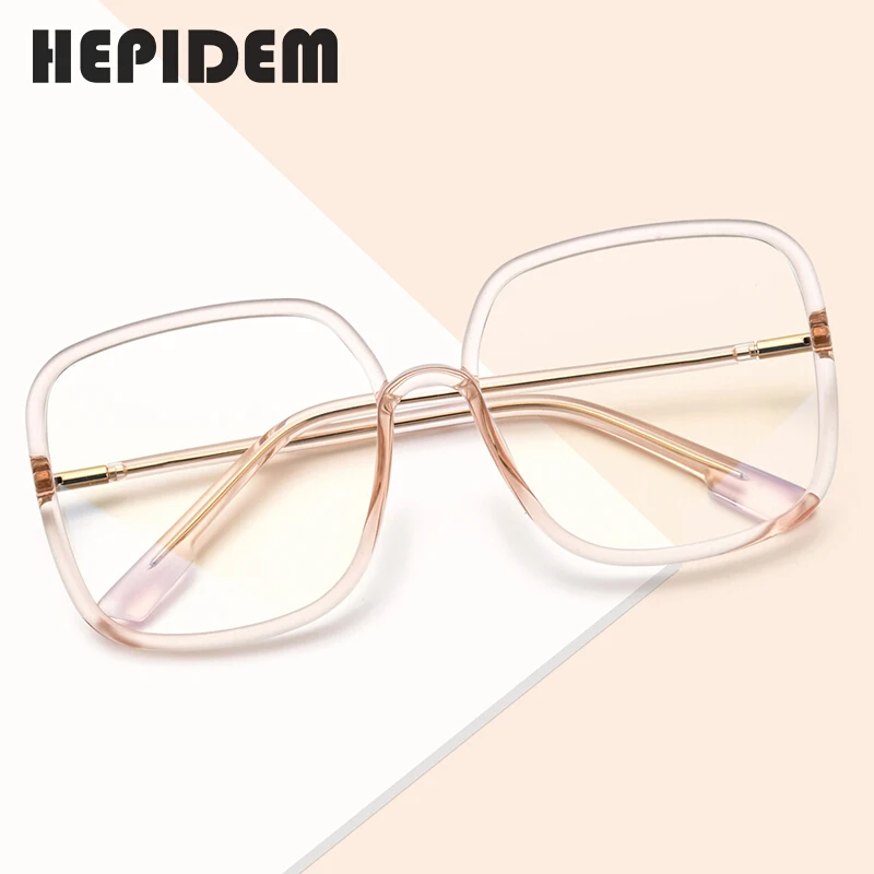 HEPIDEM 2020 новые ацетатные квадратные очки оправа для женщин прозрачные большие